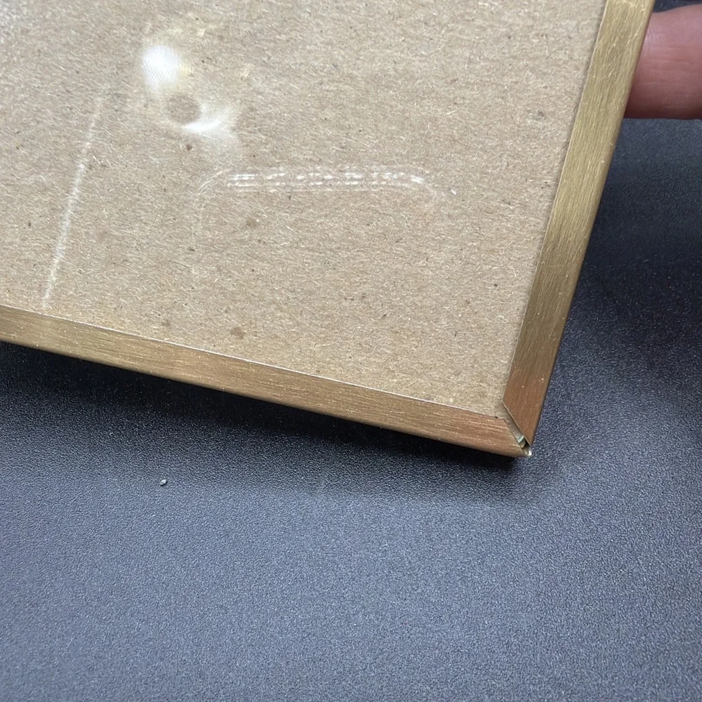 Vintage Gold Metal Picture Frame 5 X 7 1/2